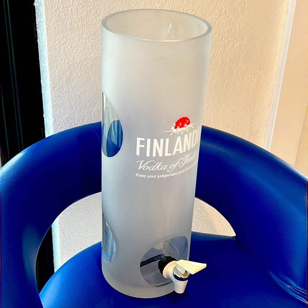 Vintage Rare 2007 Finlandia Vodka Infusion Beverage Dispenser Tap Bar Mancave